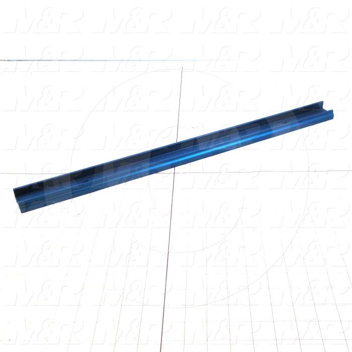 Fabricated Parts, Screen Locking Bar, 23.00 in. Length, 1.58 in. Width, 0.88 in. Height