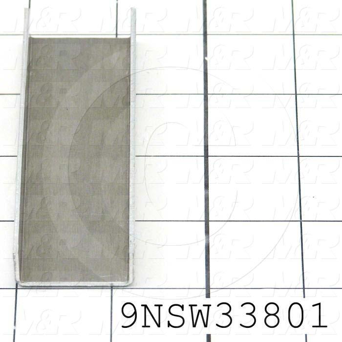 Fabricated Parts, Screen Shelf Spacer 3-7/8"L, 3.88 in. Length, 1.25 in. Width, 0.50 in. Height