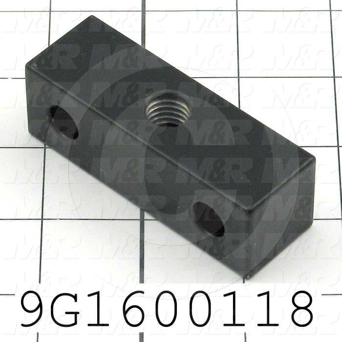 Fabricated Parts, Screw Sprin Bracket, 3.00 in. Length, 1.00 in. Width, 1.00 in. Height