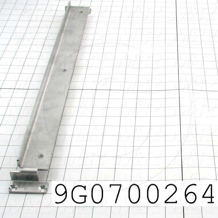 Fabricated Parts, Seal Bar Frame, 22.25 in. Length, 2.25 in. Width, 1.50 in. Height, 10 GA Thickness