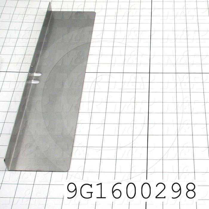 Fabricated Parts, Second Fold Finger, 16.50 in. Length, 3.94 in. Width, 1.13 in. Height