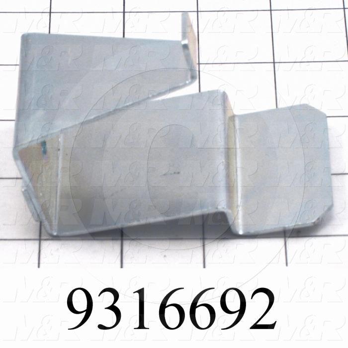 Fabricated Parts, Sensor Angle - Rear, 3.58 in. Length, 2.75 in. Width, 2.00 in. Height