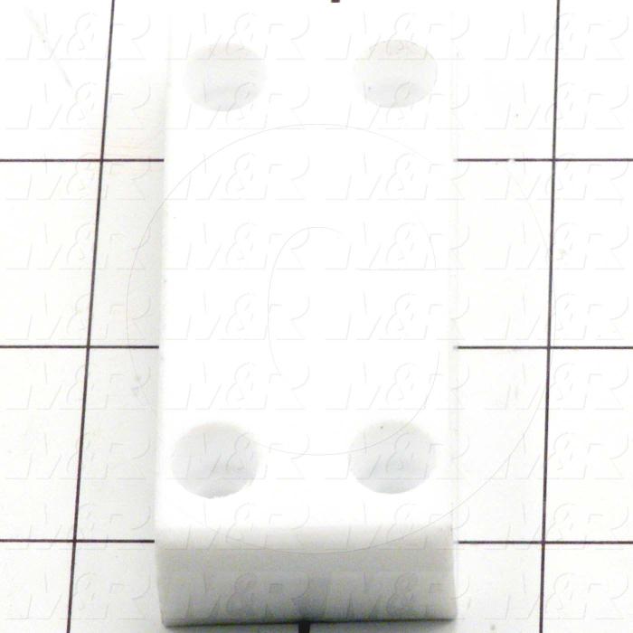 Fabricated Parts, Shaft Support Slide, 3.00 in. Length, 1.25 in. Width, 0.50 in. Thickness