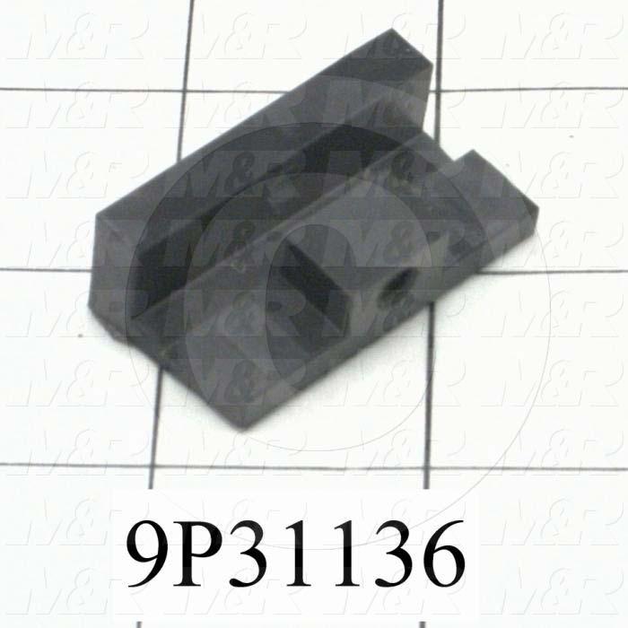 Fabricated Parts, Sheet Stopper, 1.50 in. Length, 0.56 in. Width, 0.87 in. Height