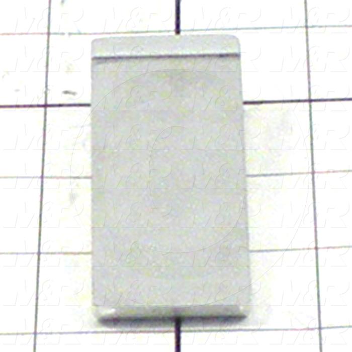 Fabricated Parts, Short Stopper, 3.00 in. Length, 1.13 in. Width, 0.59 in. Height