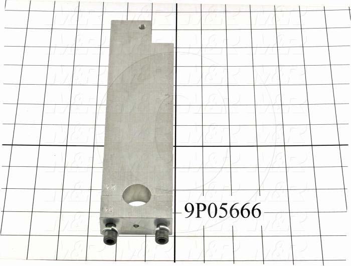 Fabricated Parts, Shutter Activating Lever, 9.25 in. Length, 1.63 in. Width, 1.00 in. Thickness