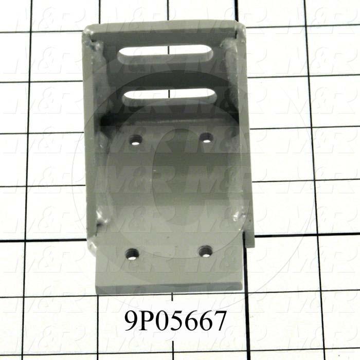 Fabricated Parts, Shutter Cylinder Bracket, 3.25 in. Length, 2.00 in. Width, 2.00 in. Height