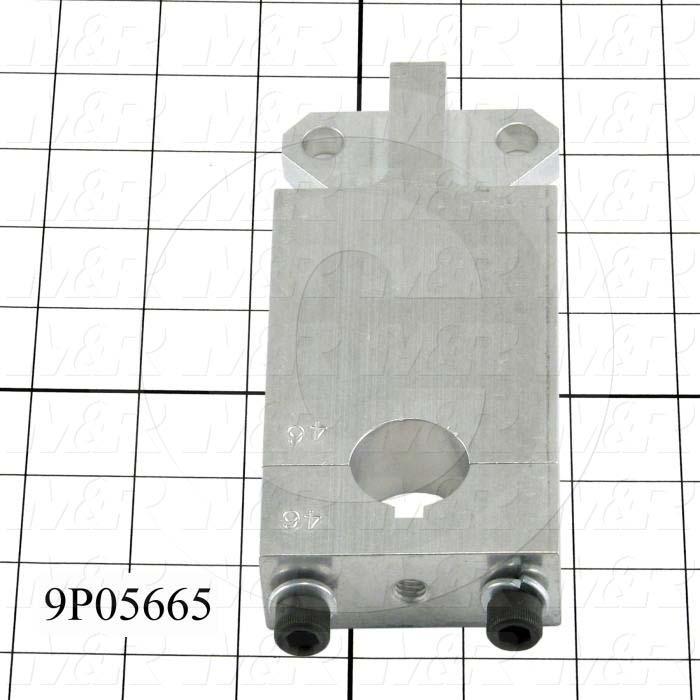 Fabricated Parts, Shutter Cylinder Lever, 5.38 in. Length, 2.50 in. Width, 1.00 in. Height