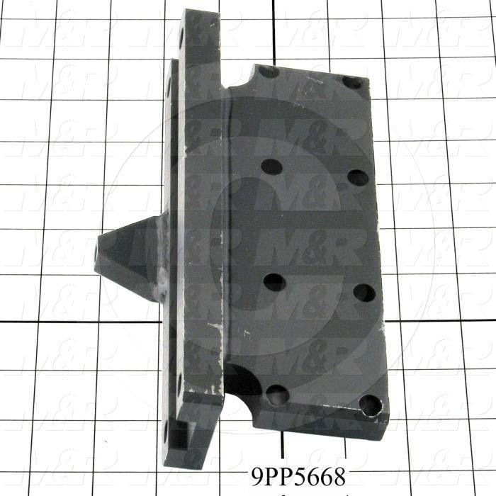 Fabricated Parts, Shutter End Bracket, 8.50 in. Length, 2.12 in. Width, 4.59 in. Height