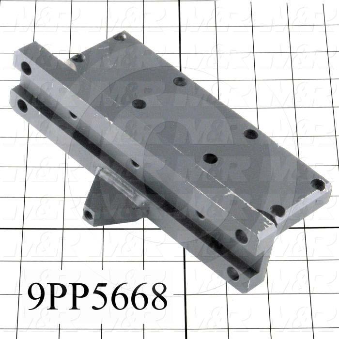 Fabricated Parts, Shutter End Bracket, 8.50 in. Length, 2.12 in. Width, 4.59 in. Height