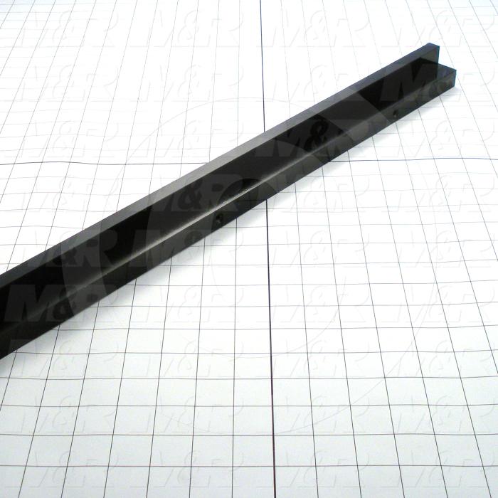 Fabricated Parts, Shutter Slide Support, 36.00 in. Length, 1.38 in. Width, 1.50 in. Height