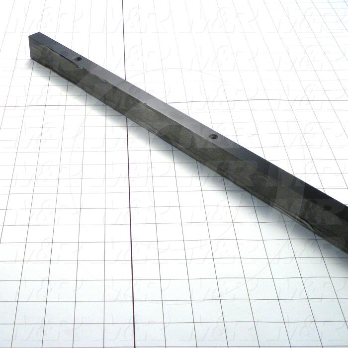 Fabricated Parts, Shutter Slide Support, 36.00 in. Length, 1.38 in. Width, 1.50 in. Height
