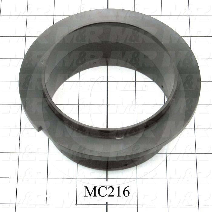 Fabricated Parts, Shutter Support With Cam, 2.50 in. Width, 6.00 in. Diameter, Zinc & Black Chromate Finish