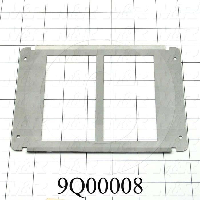 Fabricated Parts, Slide, 5.62 in. Length, 5.44 in. Width, 1.00 in. Height