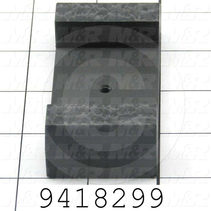 Fabricated Parts, Slide Clamp Plate, 3.50 in. Length, 1.58 in. Width, 0.75 in. Height, Break All Sharp Edges
