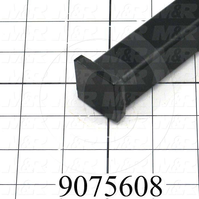 Fabricated Parts, Slide Tube Weldment, 22.50 in. Length, 1.25 in. Width, 1.25 in. Height