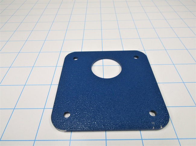 Fabricated Parts, Space Plate, 3.63 in. Length, 6.63 in. Width, 11 GA Thickness