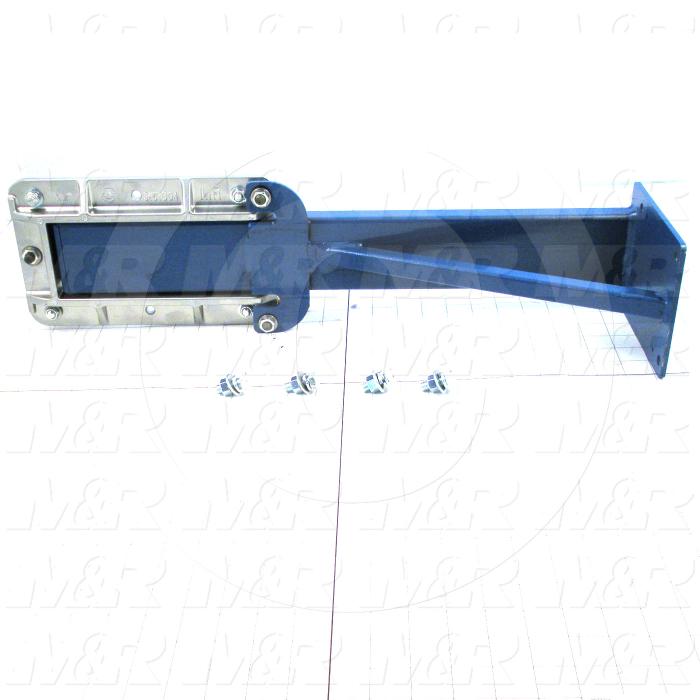 Fabricated Parts, Spider Arm Assembly, 23.94 in. Length, 5.50 in. Height, 6.13 in. Diameter