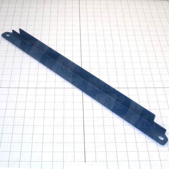 Fabricated Parts, Spider Arm Support Angle, 24.00 in. Length, 1.50 in. Width, 1.50 in. Height, 12 GA Thickness, Painted Blue Finish