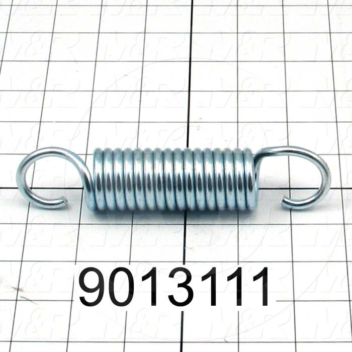 Fabricated Parts, Spring, 6.03 in. Length, 1.22 in. Diameter
