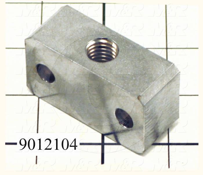 Fabricated Parts, Spring Tension Nut, 2.25 in. Length, 1.25 in. Width