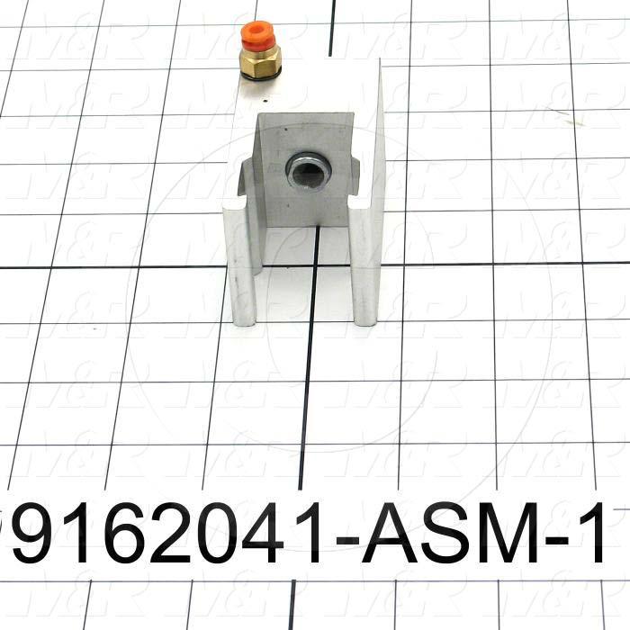 Fabricated Parts, Squeegee Flood Bar Clamp Assembly, 3.00 in. Length, 1.63 in. Width, 2.30 in. Height