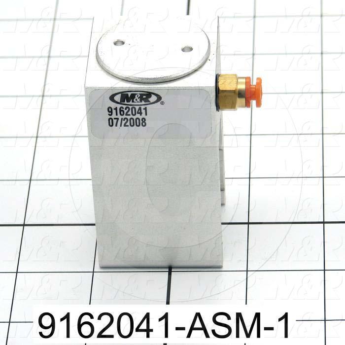 Fabricated Parts, Squeegee Flood Bar Clamp Assembly, 3.00 in. Length, 1.63 in. Width, 2.30 in. Height