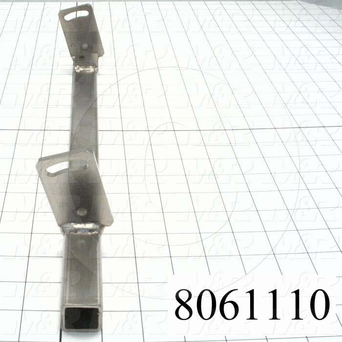 Fabricated Parts, Squeegee Mounting Bar, 17.00 in. Length