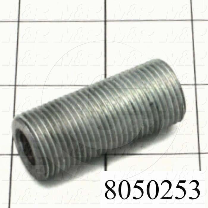 Fabricated Parts, Threaded Rod Connector, 1.75 in. Length, 3/4-16 Thread Size