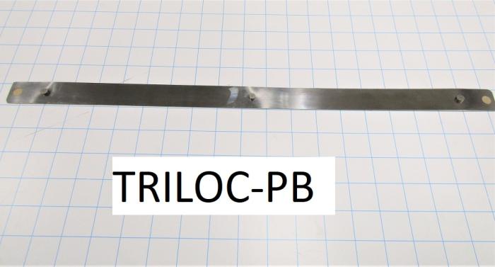 Fabricated Parts, Tri-Loc Pin Bar (3-Pin), 20.00 in. Length, 1.00 in. Width