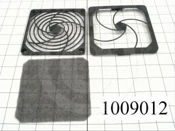 Fan Guard, 4", with Filter