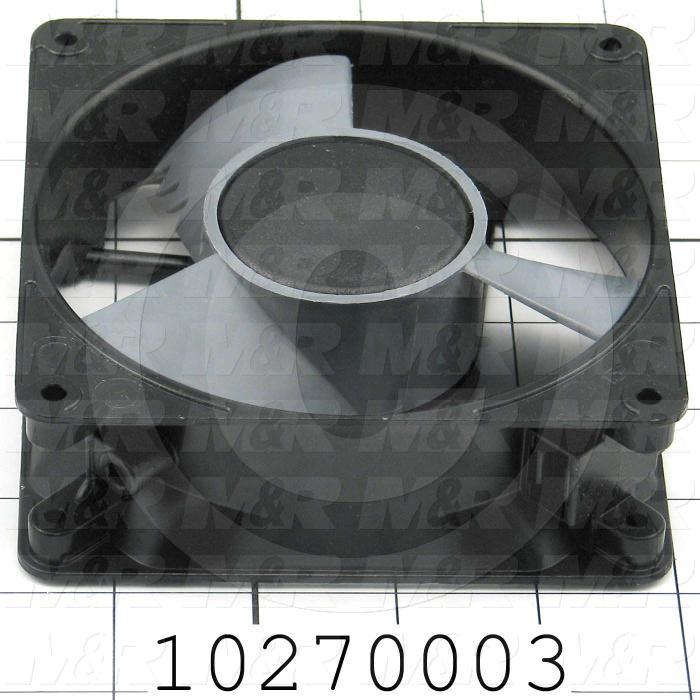 Fans, AC Fan, 115VAC, 50/60Hz, 64/72CFM