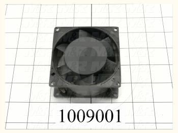 Fans, AC Fan, 3", 115VAC, 50/60Hz, without Guard, with Cord