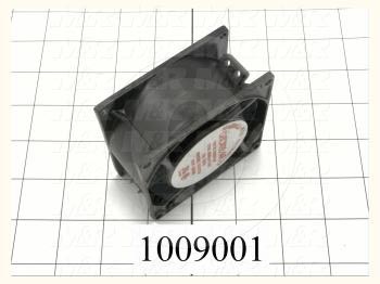 Fans, AC Fan, 3", 115VAC, 50/60Hz, without Guard, with Cord