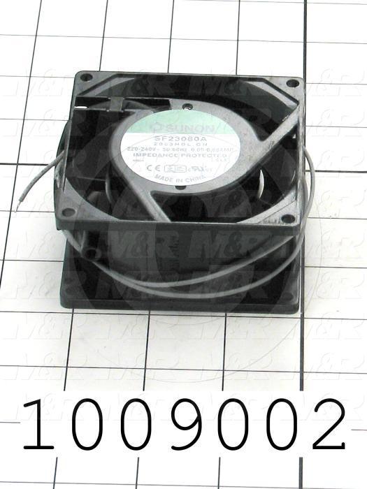 Fans, AC Fan, 3", 230VAC, 50/60Hz, without Guard, with Cord