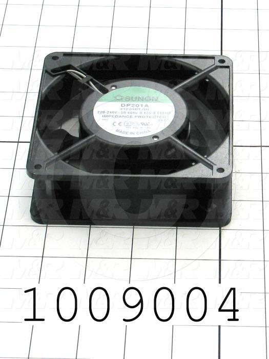 Fans, AC Fan, 4.69", 18W, 230VAC, 50/60Hz, 106CFM