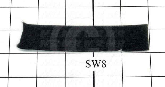 Felt, Black Type, 1.75 in. Width, 0.09" Thickness, 1 Gal. Notes