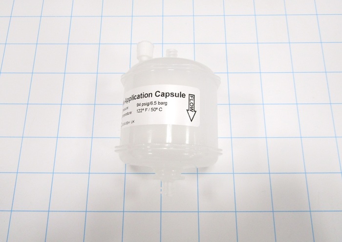 Filters, Capsule filter, 94 psig Max. Pressure, Polypropylene Bowl Shield Material, 1 Gal.