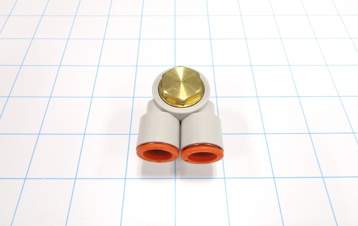 Fitting, 1/2 NPT Port Size, Single Mounting Type, With Seal, 1/2" Tube OD, Branch Universal Male Elbow