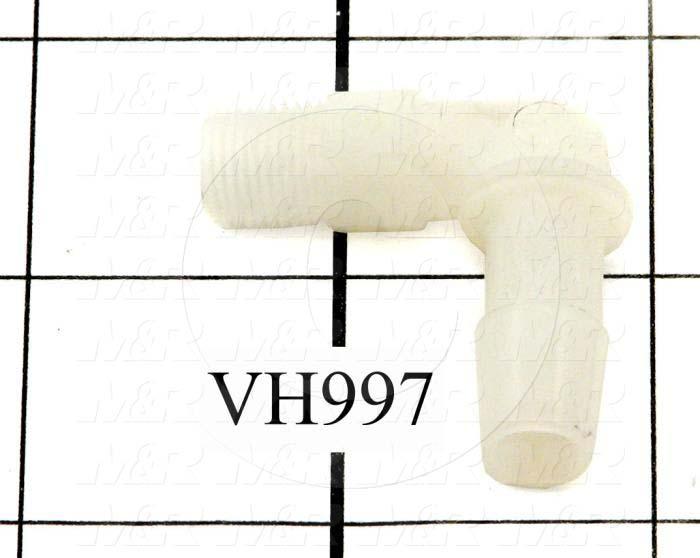 Fitting, 1/8 NPT Port Size, W/O Seal, 3/8" Tube OD, Elbow, Male