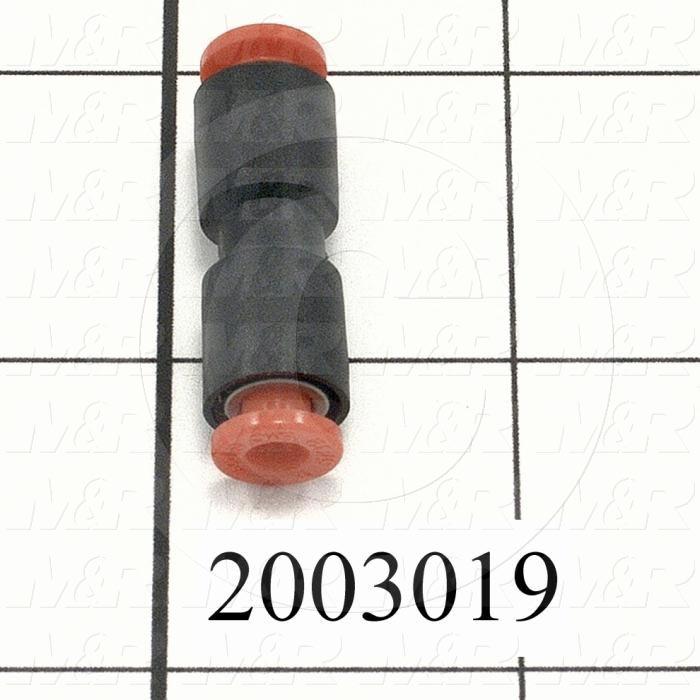 Fitting, Union Mounting Type, 5/32" Tube OD, Straight, M6x.75P Fitting In