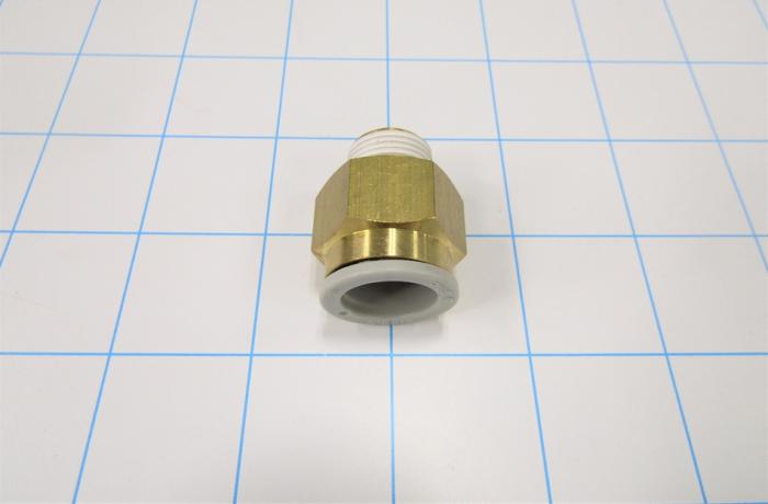 Fitting, With Seal, 16 mm Tube OD, Straight, 1 Gal.