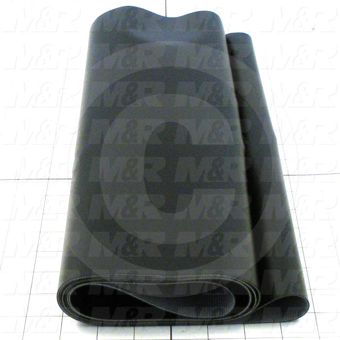Flat Conveyor Belt, Fine/Tex., Black