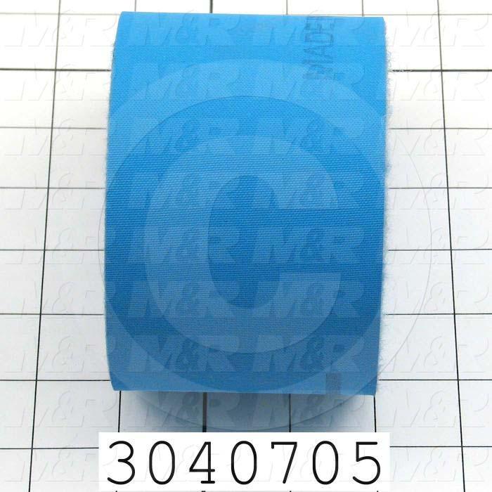 Flat Conveyor Belt, Fine/Tex., Polyamide, Polyamide, Blue, Blue, 0.07" Thickness, 3 in. Width, 148.75" Length