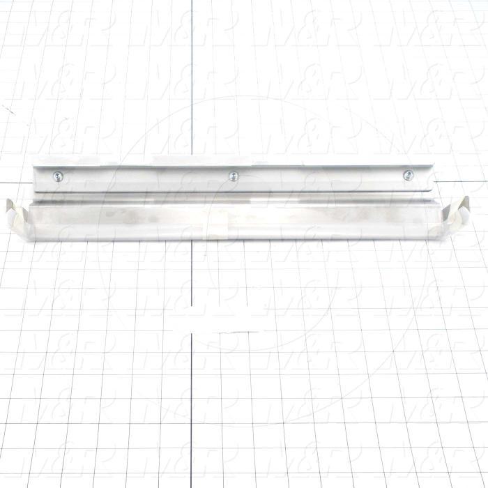 Flood Bars, Textile Press, Wing-Tip Double Notch, Length 12", Degree of angle 10