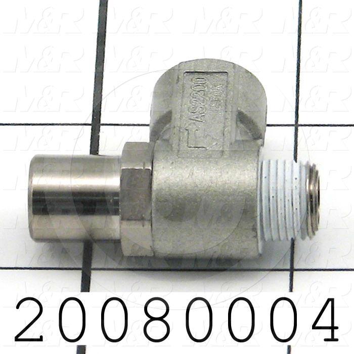 Flow Control, Direct Cylinder Flat Elbow Type, M3 Port Out