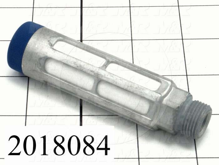 Flow Control, Silencer Function Type, 3/8" NPT Port In, 1700 l/min Flow Rate