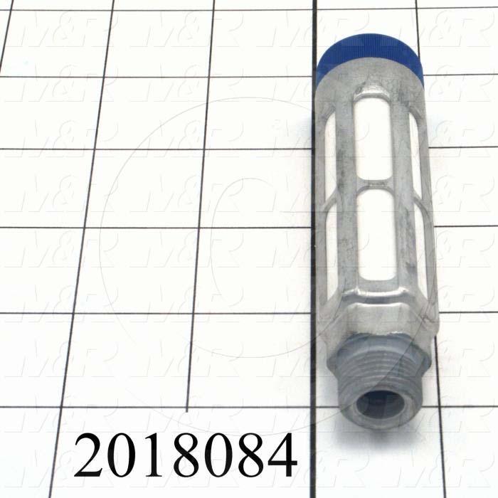 Flow Control, Silencer Function Type, 3/8" NPT Port In, 1700 l/min Flow Rate
