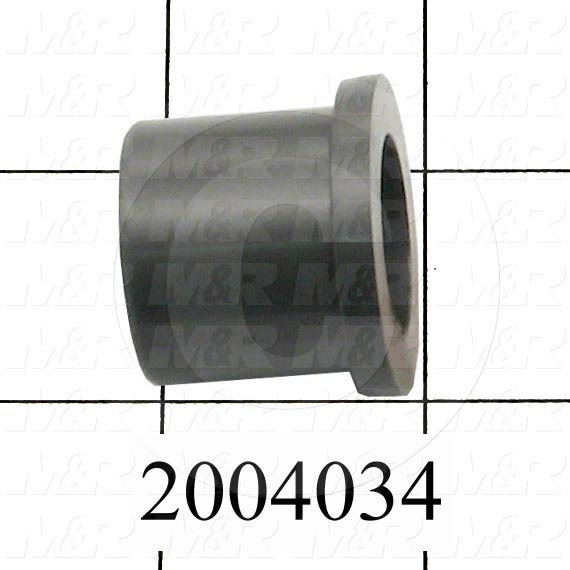 Friction Bearings, Flanged Type, Iglide M250 Material, 0.75 in. Inside Diameter, 1.00" Outside Diameter, 1.250" Flange Diameter, 0.156" Flange Thickness, 1.00" Overall Length