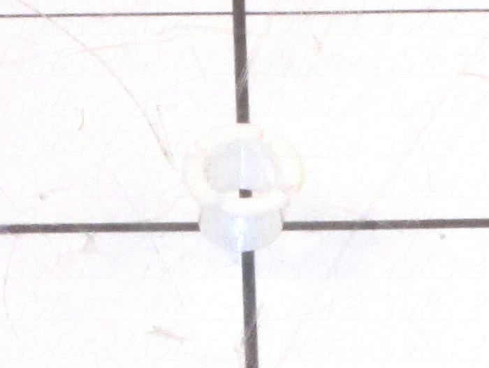 Friction Bearings, Flanged with  Automatically Adjusting Compensation Gap Type, Plastic TPE 110 Material, 0.250" Inside Diameter, 0.296" Outside Diameter, 0.406" Flange Diameter